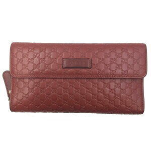Gucci Continental Wallet Leather Red